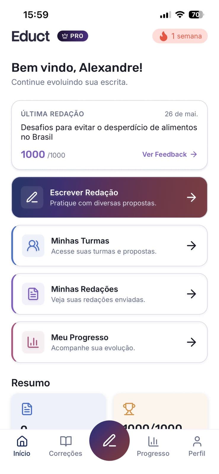 App Educt para alunos